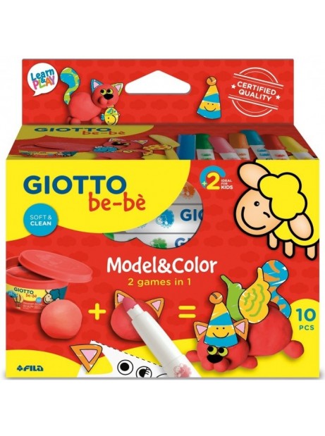 Model Color Giotto Be-be' 2in1 Colori 2+ anni Bebe