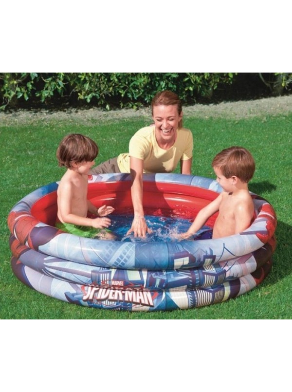 Piscina per bimbi con 3 anelli Spider Man - Bestway