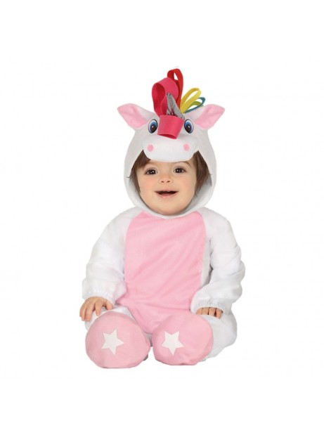 Costume da Piccola unicorno arcobaleno neonata