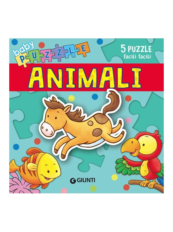 Libro Bambini Animali. Libro puzzle con Storie da costruire Con puzzle 28  pezzi