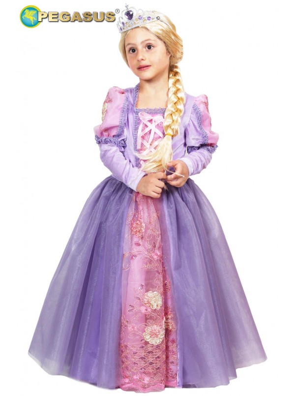 Costume carnevale da principessa, per bambina, taglia IV