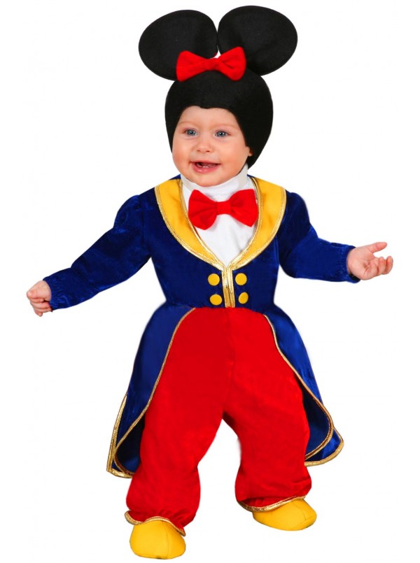 Costume Topoletto, Topolino con accessori per bambino primi mesi Carnevale
