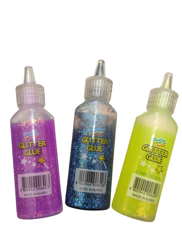 Glitter Colori Neon 22ml Porporina Liquida Fluo per lavoretti