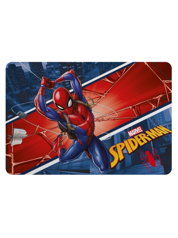 Tovaglietta Spiderman Ripiegabile in Silicone 44x30cm Merenda