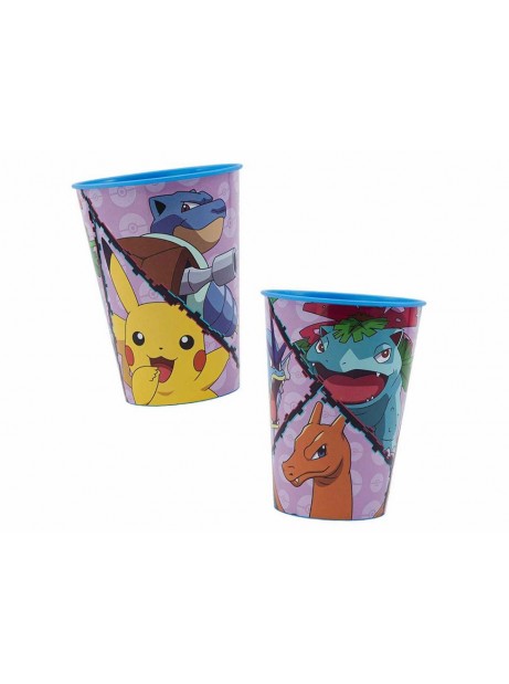 Bicchiere Pokemon in Plastica Melamina 260ml Asilo bambini