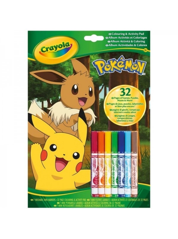 Pokemon Set di matite da scrittura grandi, Set da colorare, Regali per  ragazzi