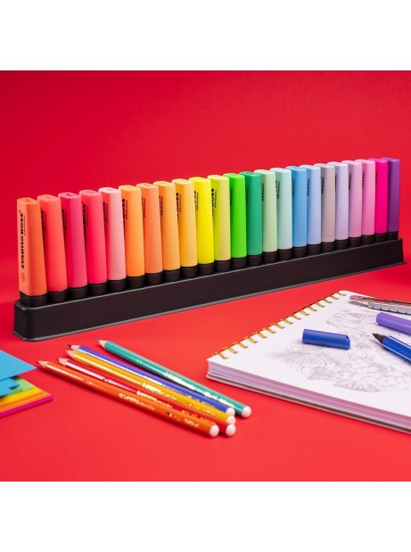 Evidenziatore - STABILO BOSS ORIGINAL Pastel Desk-Set - 15 Evidenziatori in  14 colori assortiti : : Cancelleria e prodotti per ufficio