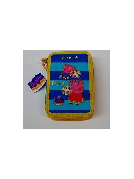 Astuccio 3 Zip Peppa Pig - Colori GIOTTO