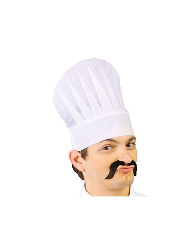 Cappello da Cuoco Chef h21cm in carta costume carnevale